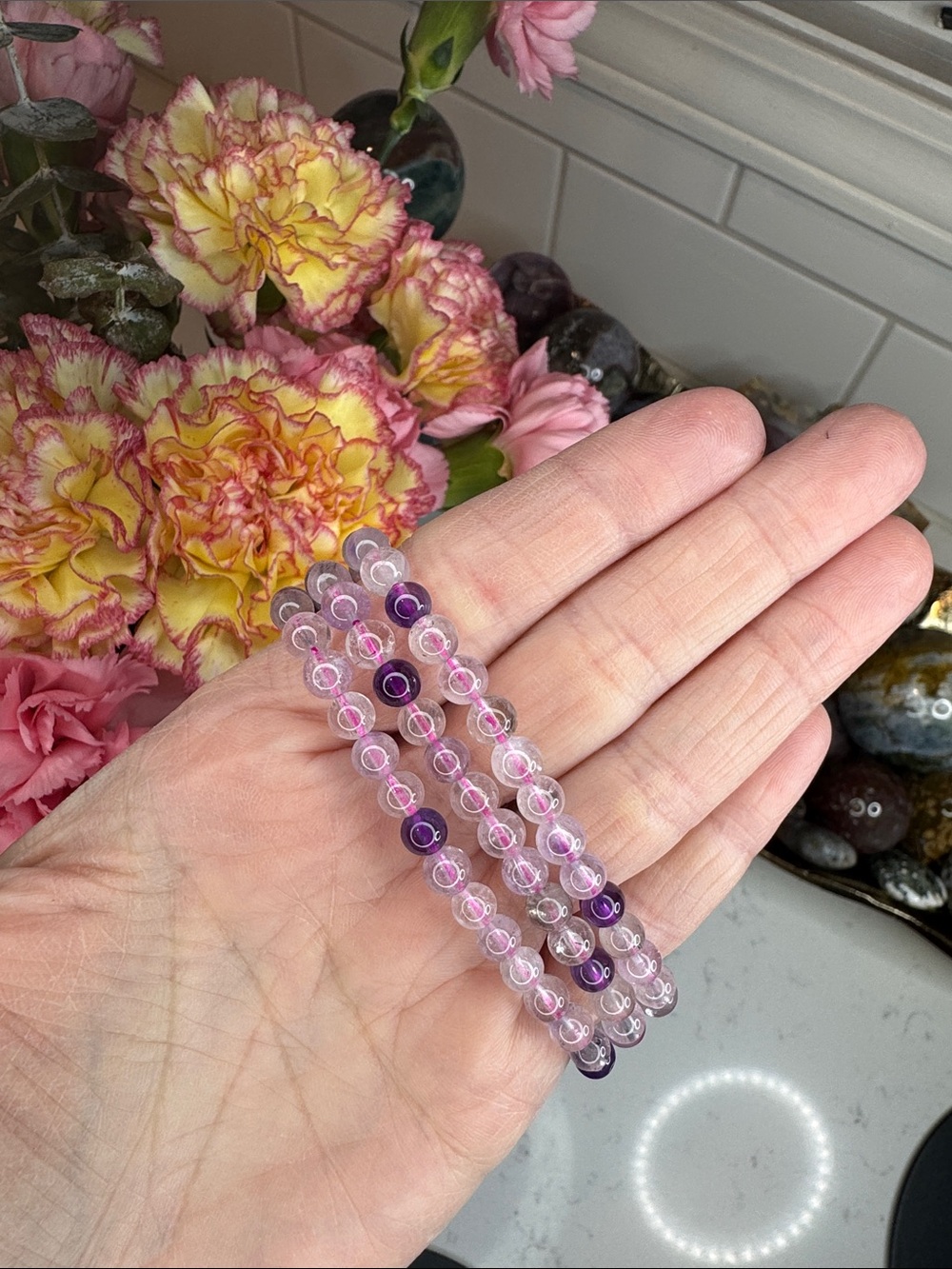 Super 7 Necklace or Triple Wrap Bracelet: B1017